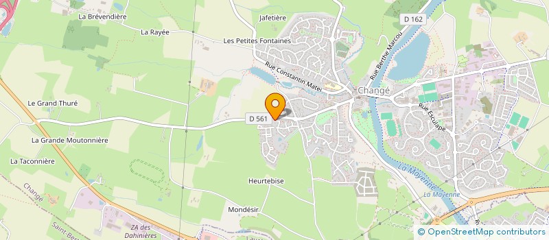 localisation de l'entreprise MADAME LAURENCE LEMOINE à CHANGE