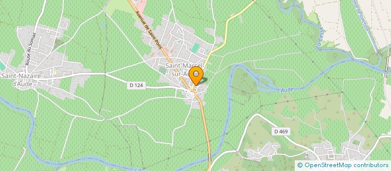 localisation de l'entreprise MADAME LAURENCE LEPILLIEZ  SAINT-MARCEL-SUR-AUDE