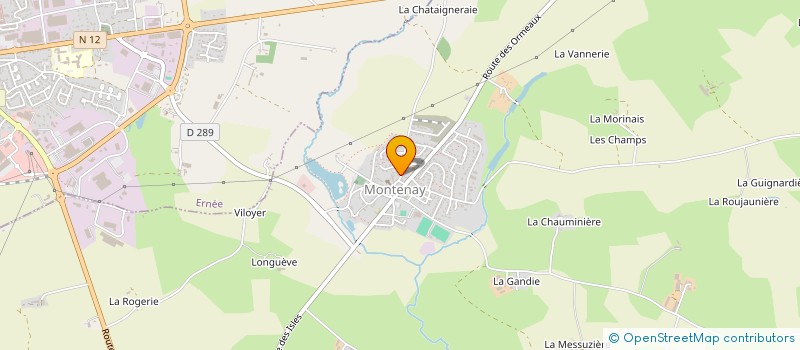 localisation de l'entreprise MADAME LAURENCE LERAY  MONTENAY