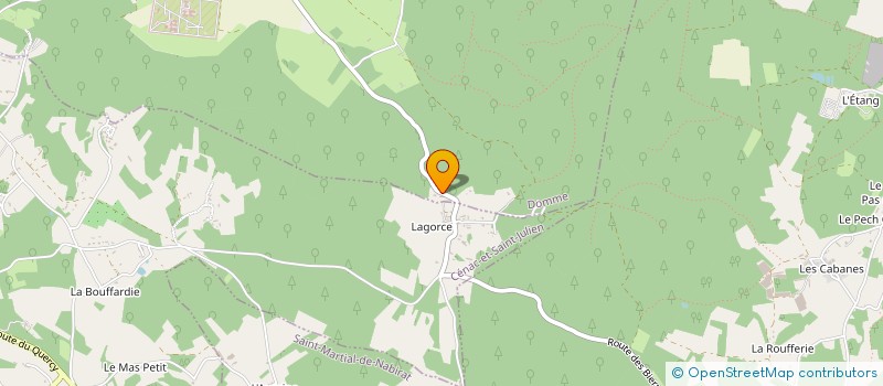 localisation de l'entreprise MADAME LAURENCE LEROY  CENAC ET SAINT JULIEN