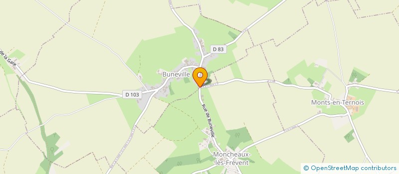 localisation de l'entreprise MADAME LAURENCE LEROY  BUNEVILLE