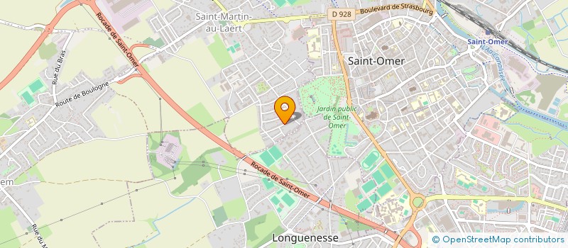 localisation de l'entreprise MADAME LAURENCE LEROY  SAINT-MARTIN-LEZ-TATINGHEM