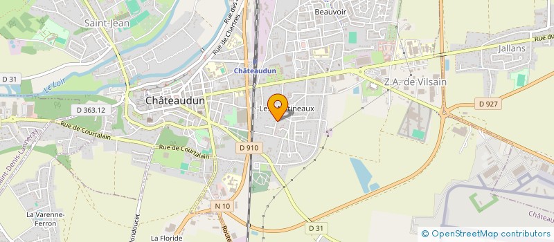 localisation de l'entreprise MADAME LAURENCE LESAGE à CHATEAUDUN