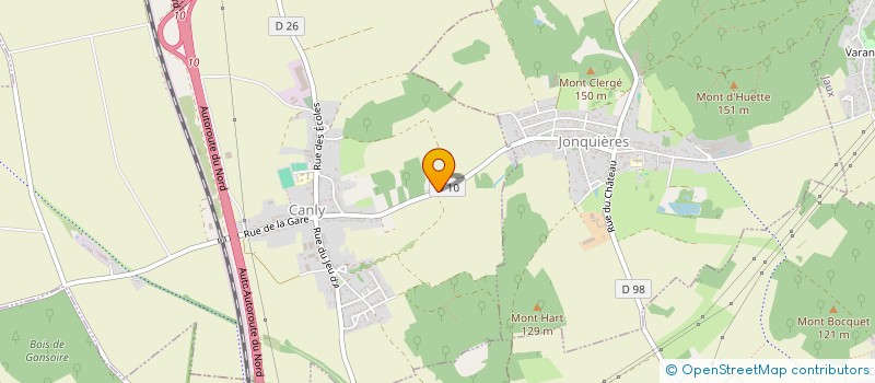 localisation de l'entreprise MADAME LAURENCE LESCOT  CANLY