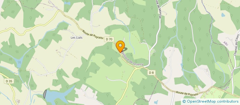 localisation de l'entreprise MADAME LAURENCE LESTERLIN à PUYGAILLARD-DE-QUERCY