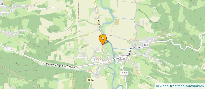 localisation de l'entreprise MADAME LAURENCE LETIENNE  CABANAC