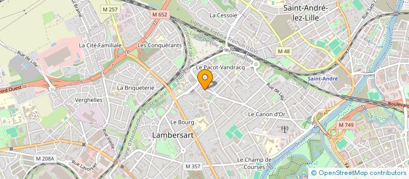 localisation de l'entreprise MADAME LAURENCE LEVACHER à LAMBERSART