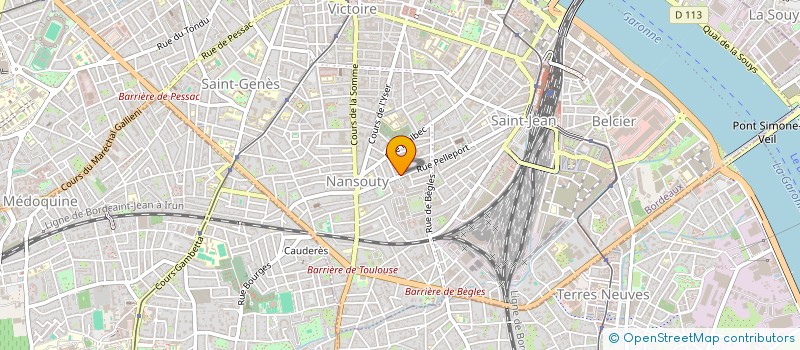 localisation de l'entreprise MADAME LAURENCE LEVEQUE  BORDEAUX