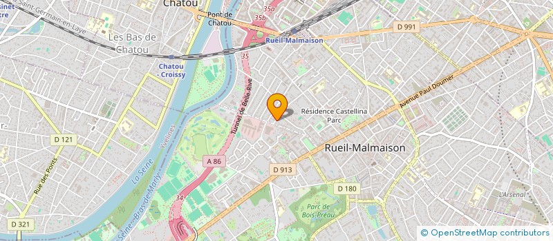localisation de l'entreprise MADAME LAURENCE LEVY à RUEIL MALMAISON