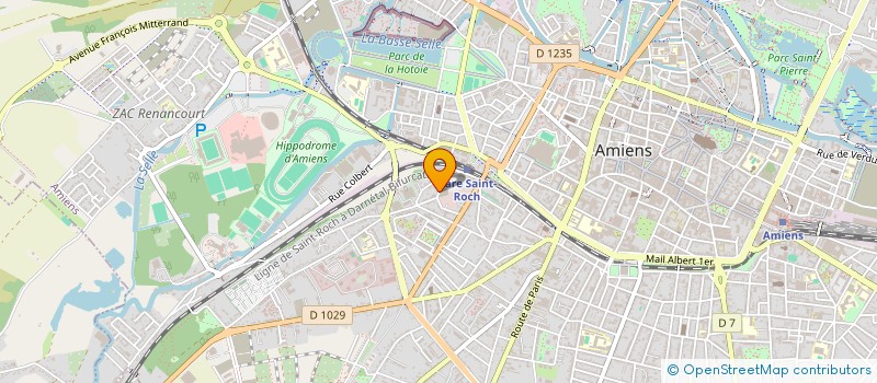 localisation de l'entreprise MADAME LAURENCE LIGLET à AMIENS