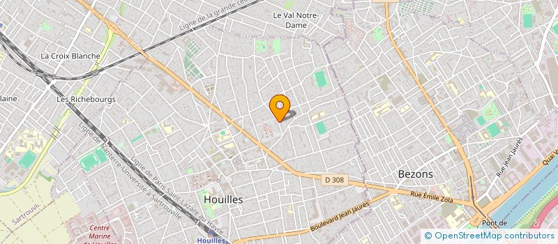 localisation de l'entreprise MADAME LAURENCE LIPARELLI  HOUILLES