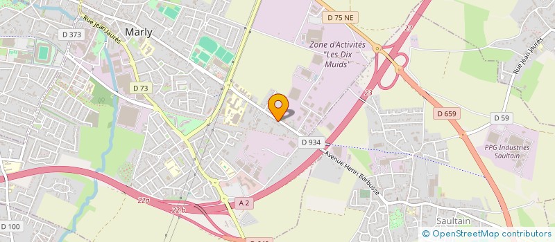 localisation de l'entreprise MADAME LAURENCE LOBEL à MARLY