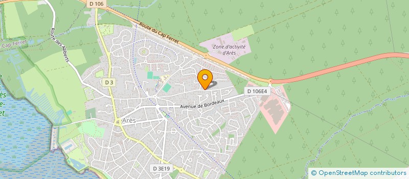 localisation de l'entreprise MADAME LAURENCE LOISEAU-LABORDE-CROUBIT  ARES