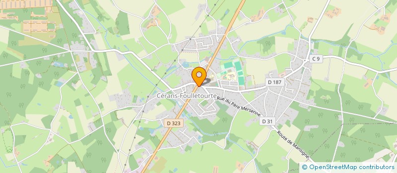 localisation de l'entreprise MADAME LAURENCE LOISON  CERANS-FOULLETOURTE