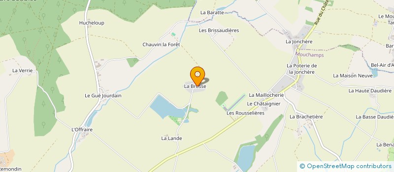 localisation de l'entreprise MADAME LAURENCE LOIZEAU  MOUCHAMPS