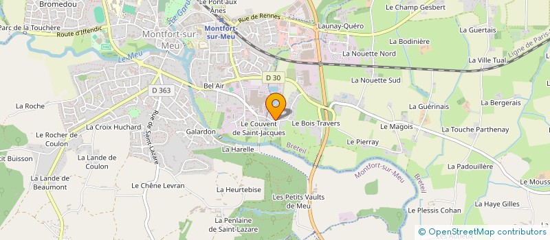 localisation de l'entreprise MADAME LAURENCE LOUESSARD  BRETEIL