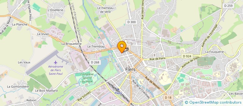 localisation de l'entreprise MADAME LAURENCE LUCAS à FLERS