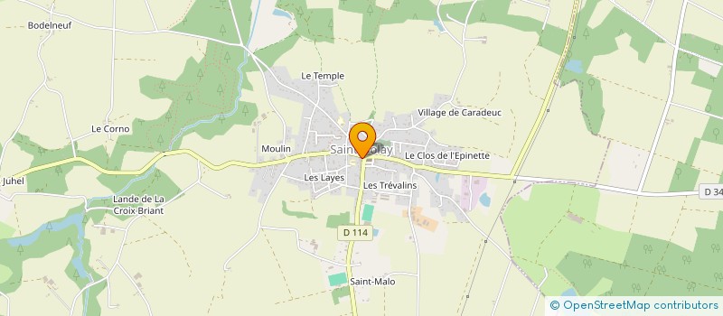 localisation de l'entreprise MADAME LAURENCE LUCAS  SAINT-DOLAY