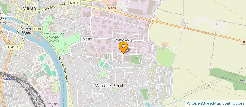 localisation de l'entreprise MADAME LAURENCE LUCAS à VAUX-LE-PENIL