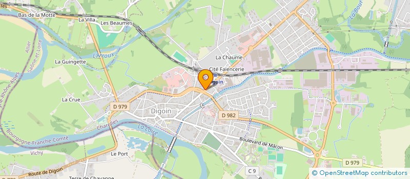 localisation de l'entreprise MADAME LAURENCE LUCHS  DIGOIN