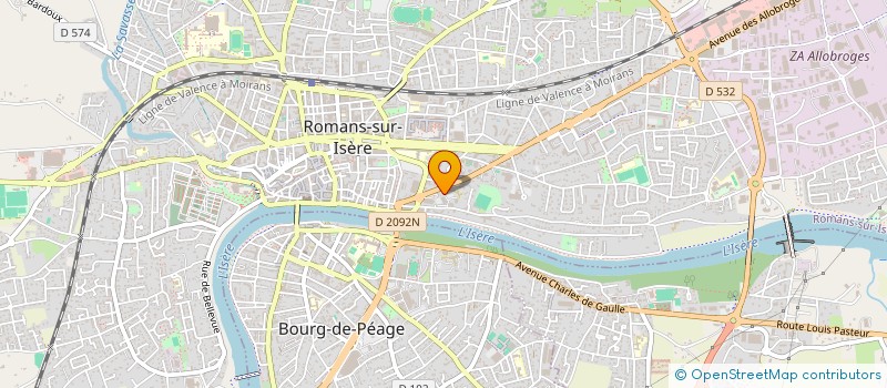 localisation de l'entreprise MADAME LAURENCE LUSCI  ROMANS-SUR-ISERE