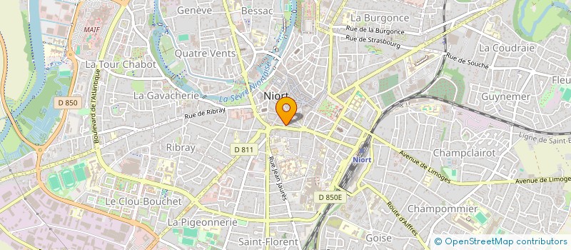 localisation de l'entreprise MADAME LAURENCE LUSSEAULT à NIORT
