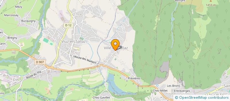 localisation de l'entreprise MADAME LAURENCE MACARA  VILLE-EN-SALLAZ