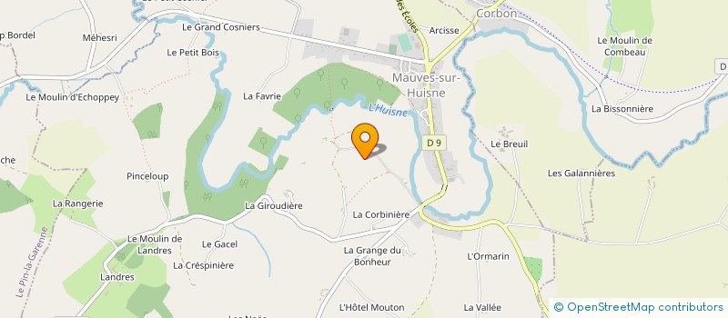 localisation de l'entreprise MADAME LAURENCE MACE à MAUVES-SUR-HUISNE