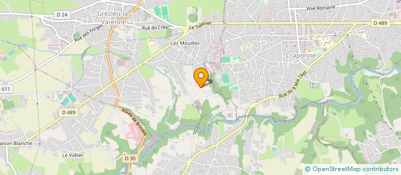 localisation de l'entreprise MADAME LAURENCE MACHEN  GREZIEU-LA-VARENNE