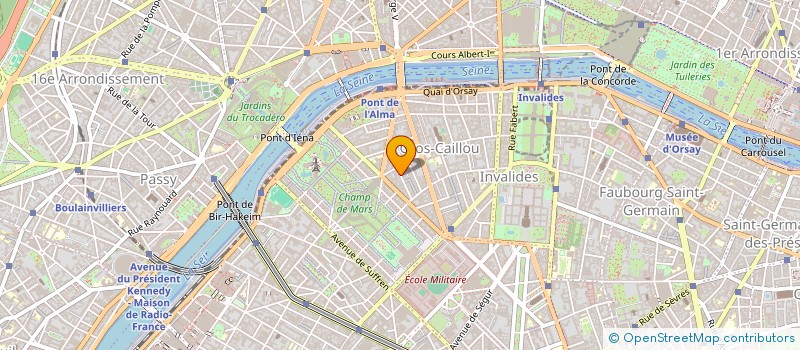 localisation de l'entreprise MADAME LAURENCE MACQUART DE TERLINE  PARIS