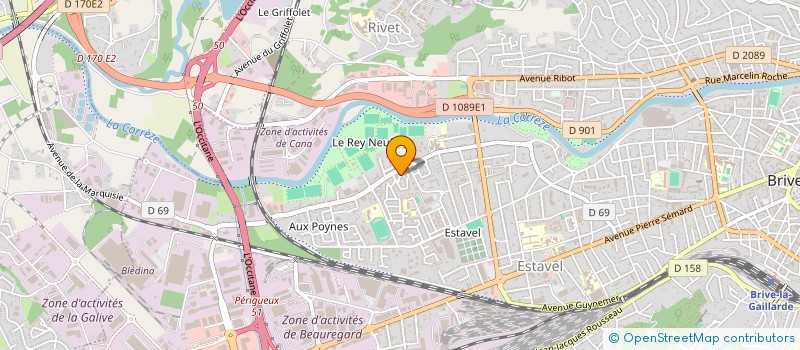 localisation de l'entreprise MADAME LAURENCE MADELMONT  BRIVE-LA-GAILLARDE