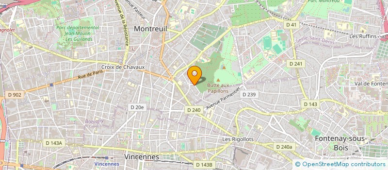 localisation de l'entreprise MADAME LAURENCE MADOUI à MONTREUIL