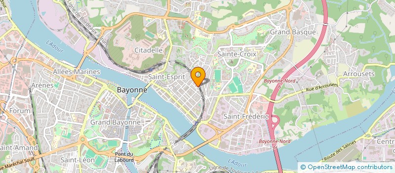 localisation de l'entreprise MADAME LAURENCE MAGNAUDET à BAYONNE