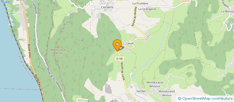 localisation de l'entreprise MADAME LAURENCE MAGONI  ENTRELACS