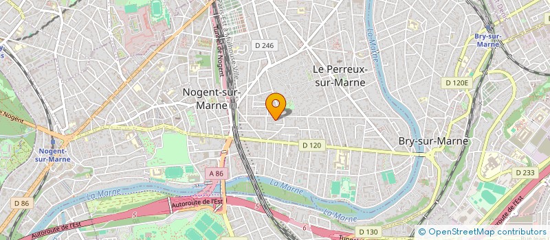 localisation de l'entreprise MADAME LAURENCE MAILLARD  LE PERREUX-SUR-MARNE