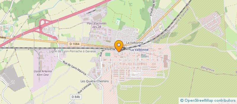 localisation de l'entreprise MADAME LAURENCE MAILLET à BALAN