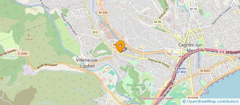 localisation de l'entreprise MADAME LAURENCE MANOWICZ à CAGNES-SUR-MER