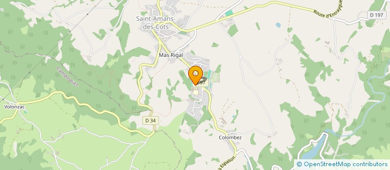 localisation de l'entreprise MADAME LAURENCE MARC  SAINT-AMANS-DES-COTS