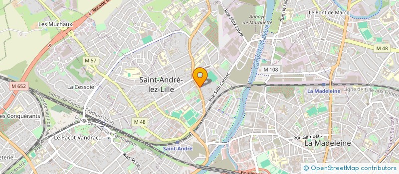 localisation de l'entreprise MADAME LAURENCE MARCHAND à SAINT-ANDRE-LEZ-LILLE
