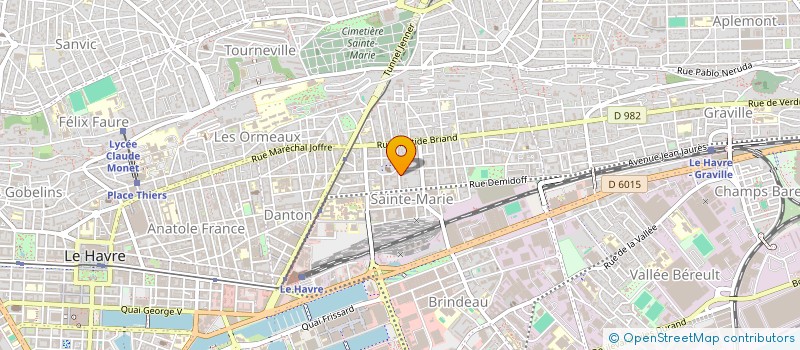 localisation de l'entreprise MADAME LAURENCE MARCHAND  LE HAVRE