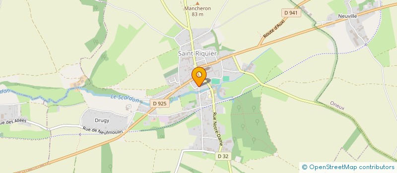 localisation de l'entreprise MADAME LAURENCE MARECHAL  SAINT-RIQUIER