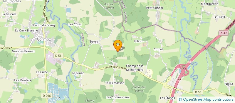 localisation de l'entreprise MADAME LAURENCE MARION  BEAUPONT