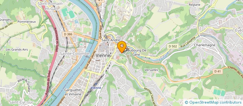 localisation de l'entreprise MADAME LAURENCE MARIOTTE à VIENNE