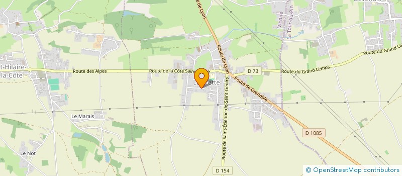 localisation de l'entreprise MADAME LAURENCE MARMONIER  LA FRETTE