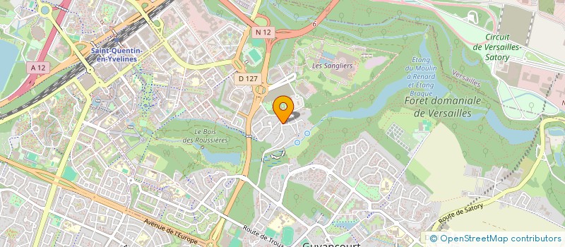 localisation de l'entreprise MADAME LAURENCE MARRIE  GUYANCOURT