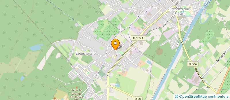 localisation de l'entreprise MADAME LAURENCE MARSZALEK  ESCAUTPONT