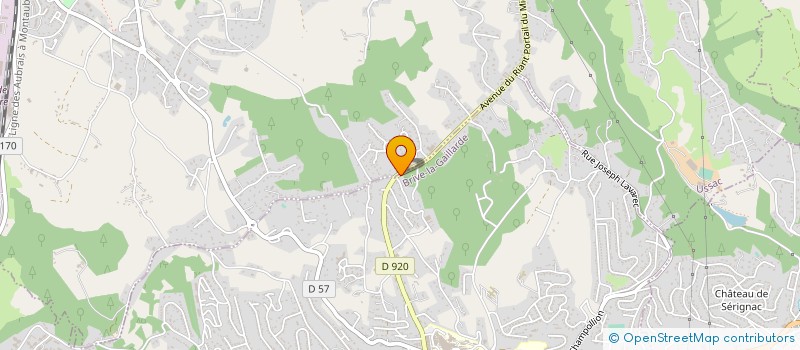 localisation de l'entreprise MADAME LAURENCE MARTIN à BRIVE-LA-GAILLARDE