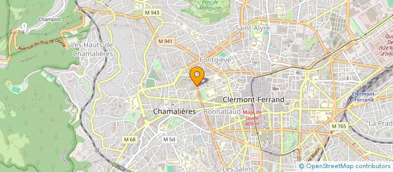 localisation de l'entreprise MADAME LAURENCE MARTIN à CLERMONT-FERRAND