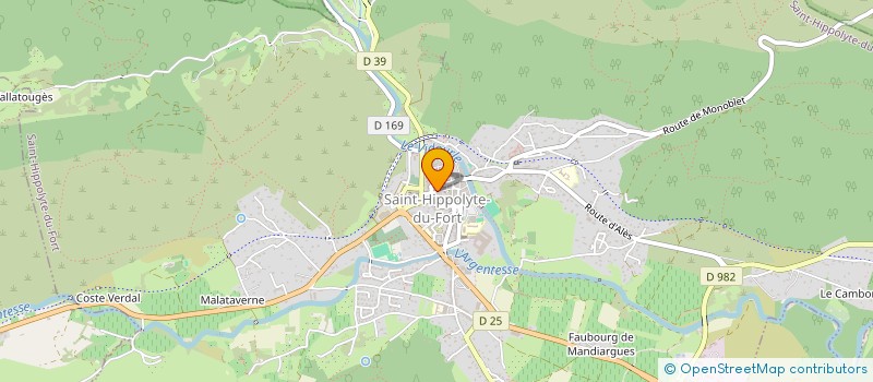 localisation de l'entreprise MADAME LAURENCE MARTIN  SAINT-HIPPOLYTE-DU-FORT