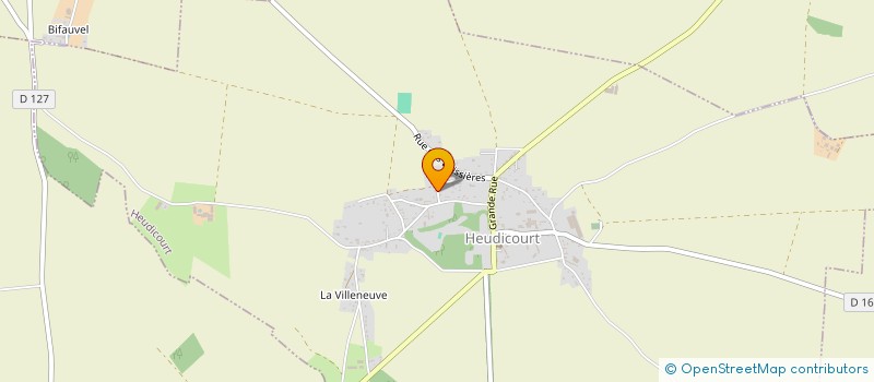 localisation de l'entreprise MADAME LAURENCE MARTIN  HEUDICOURT